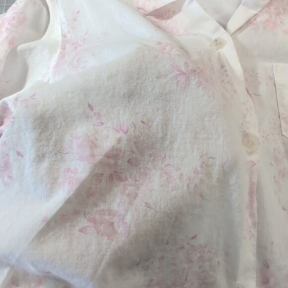 Harve Bernard by Bernard Holtzman floral print button-front shirt, size Med - Picture 4 of 7